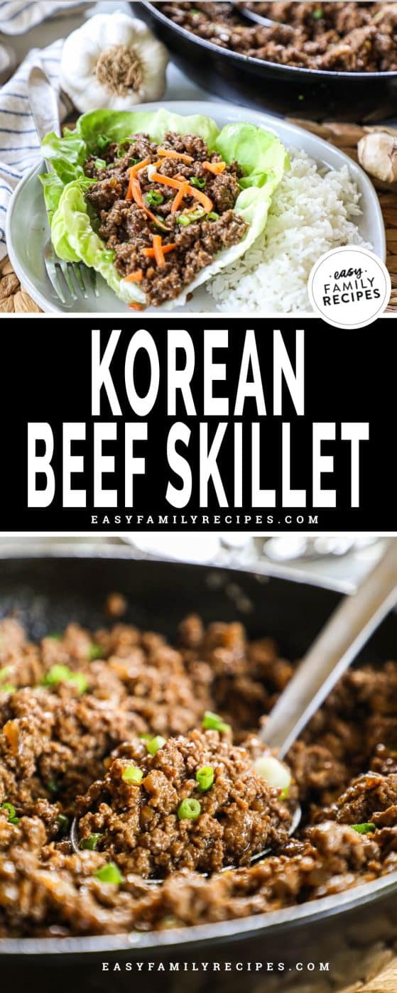 Korean Ground Beef Skillet · Easy Family Recipes