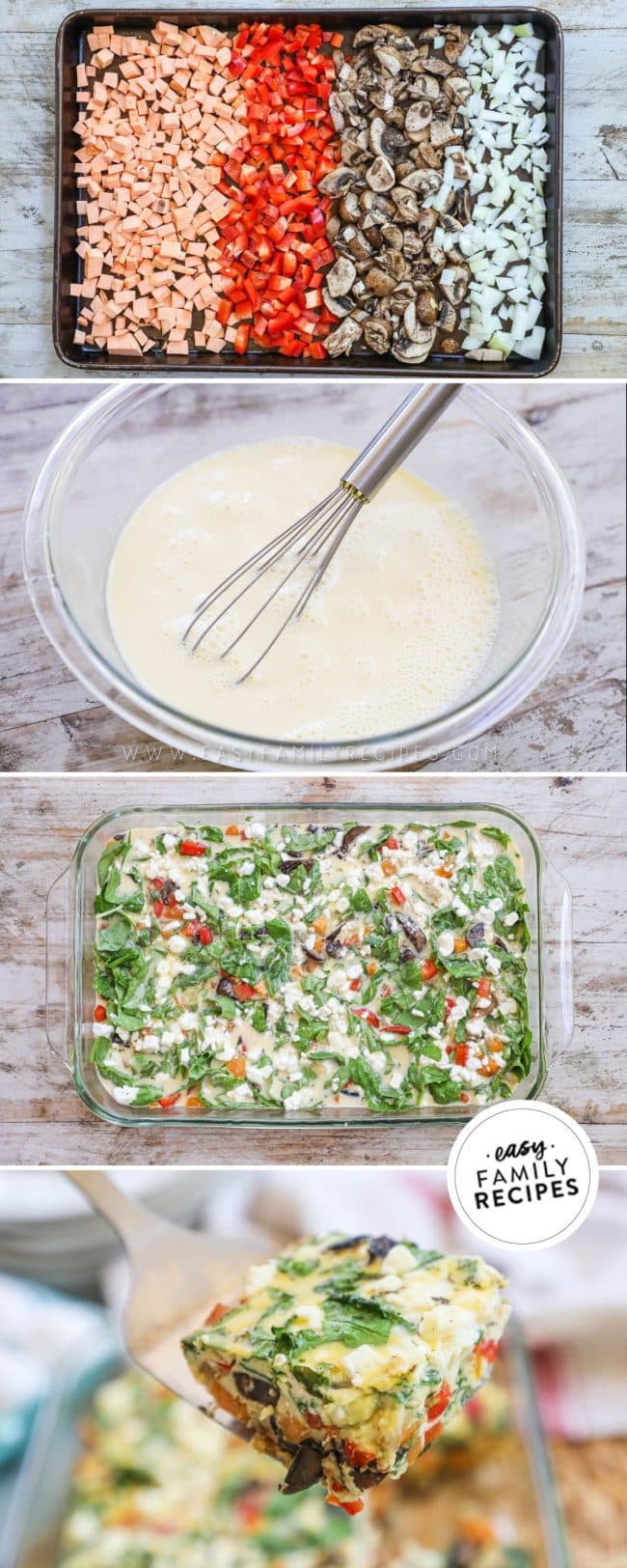 Roasted Veggie Breakfast Casserole · Easy Family Recipes