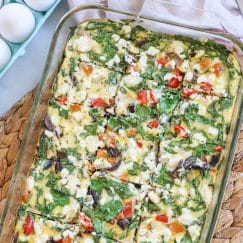 Roasted Veggie Breakfast Casserole · Easy Family Recipes