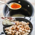 Steps to make teriyaki chicken step 1 fry the chicken step 2 make the sauce step 3 combine the chicken and sauce step 4 enjoy!