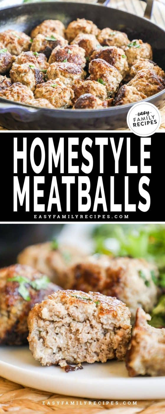 Homestyle Meatballs Easy Family Recipes   Homestyle Meatballs 559x1398 