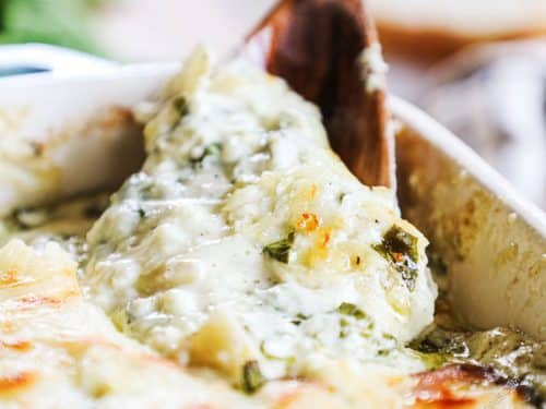 Spinach-Artichoke Dip, Lunch & Dinner Menu