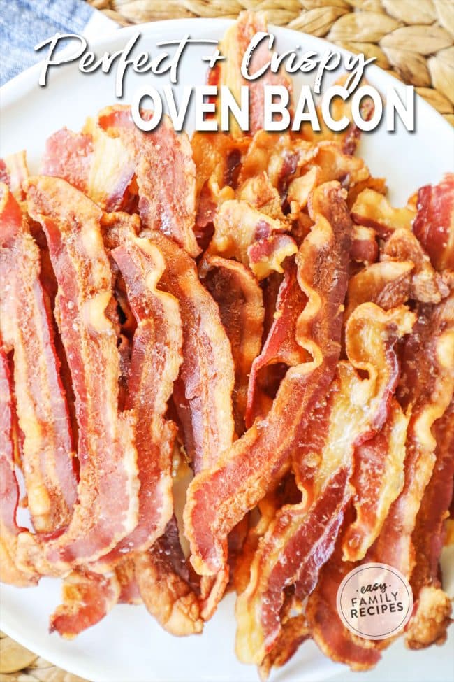 Perfect Crispy Bacon in the Oven (Secret Trick!) · Easy Family Recipes