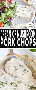 Oven Baked Cream of Mushroom Pork Chops · Easy Family Recipes