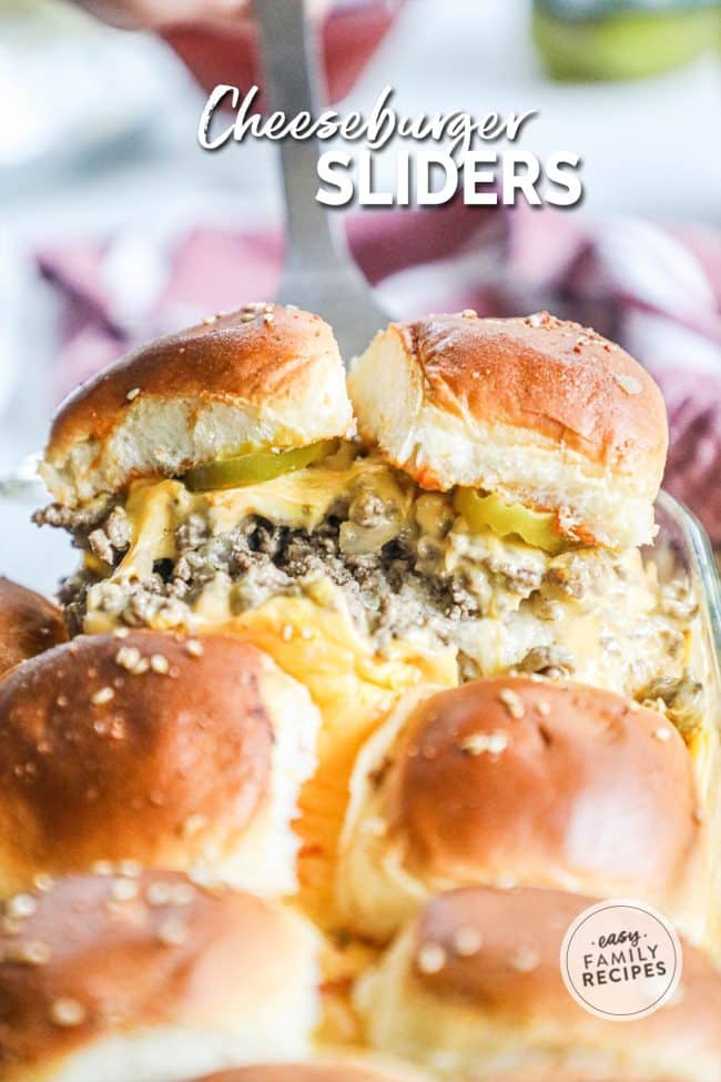 Hawaiian Roll Cheeseburger Sliders · Easy Family Recipes