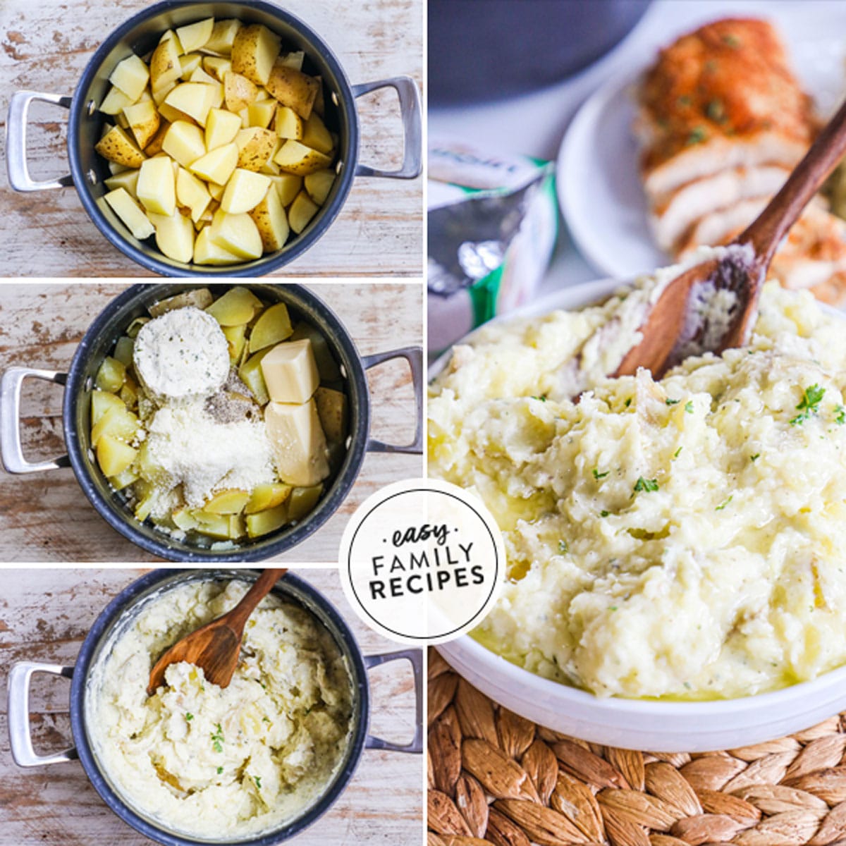 Boursin Mashed Potatoes · Easy Family Recipes