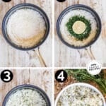 how to make lemon rice 1) cook rice, 2) add fresh herbs and lemon, 3)mix, 4) serve.