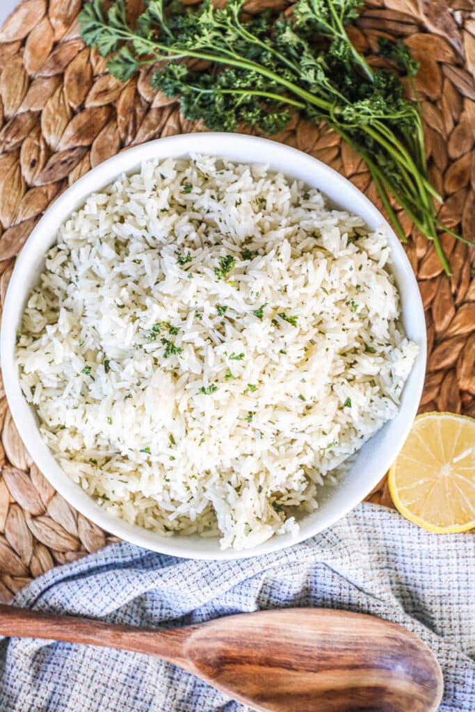 how to make lemon rice 4) serve.