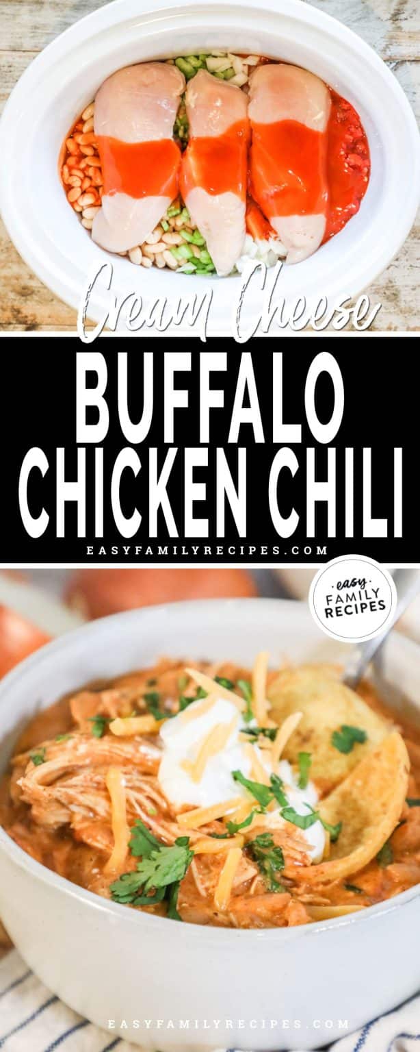 Creamy Buffalo Chicken Chili · Easy Family Recipes