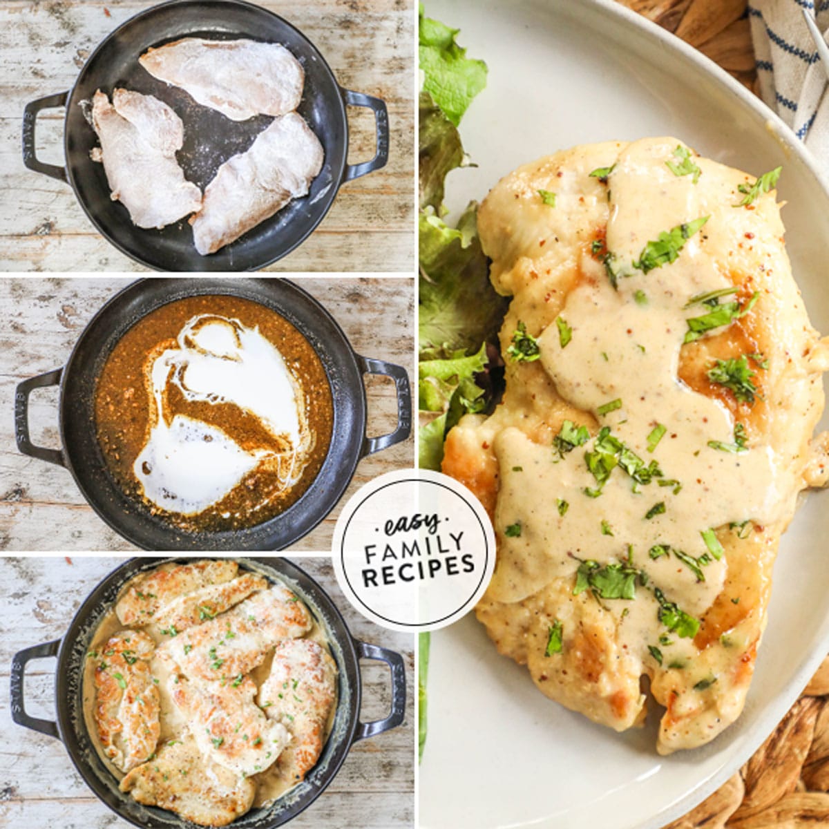 Creamy Dijon Chicken · Easy Family Recipes