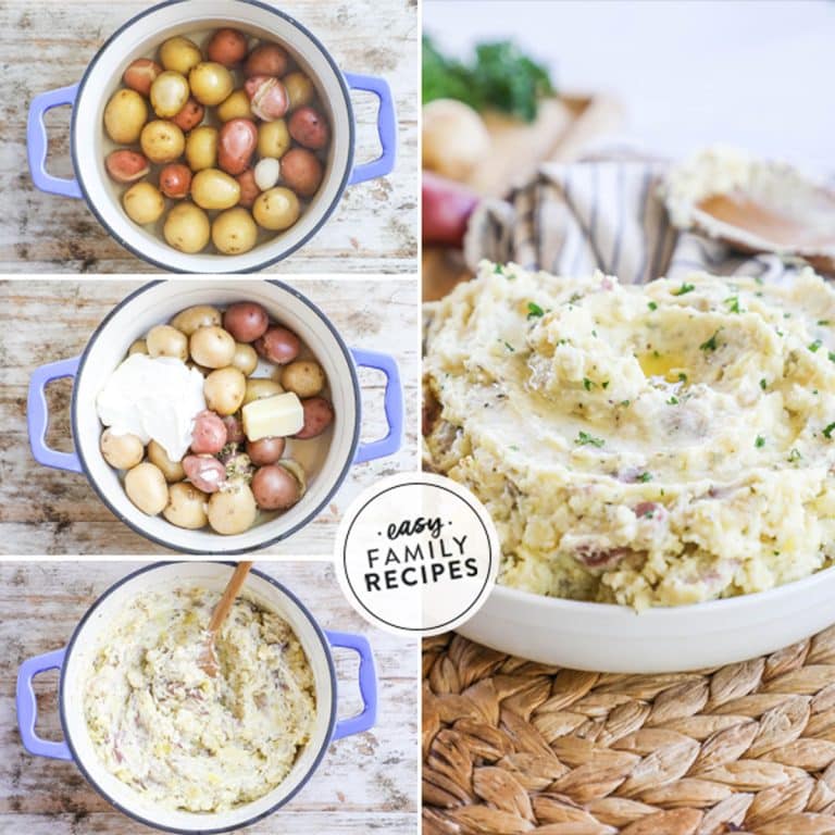 Garlic Parmesan Mashed Potatoes · Easy Family Recipes