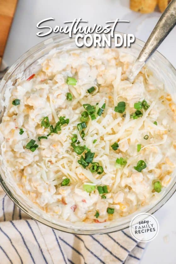 Southwest Corn Dip (Cold Corn Dip) · Easy Family Recipes
