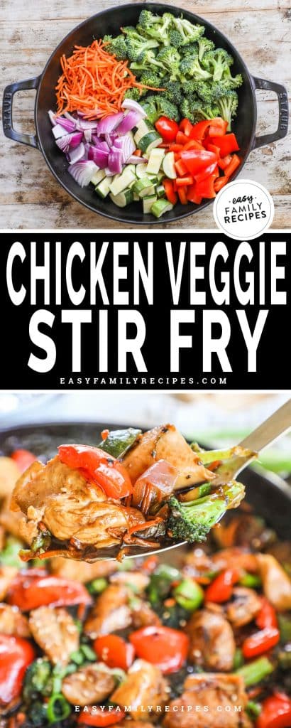 Chicken Vegetable Stir Fry with Zucchini · Easy Family Recipes