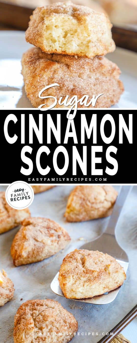 Cinnamon Sugar Scones · Easy Family Recipes