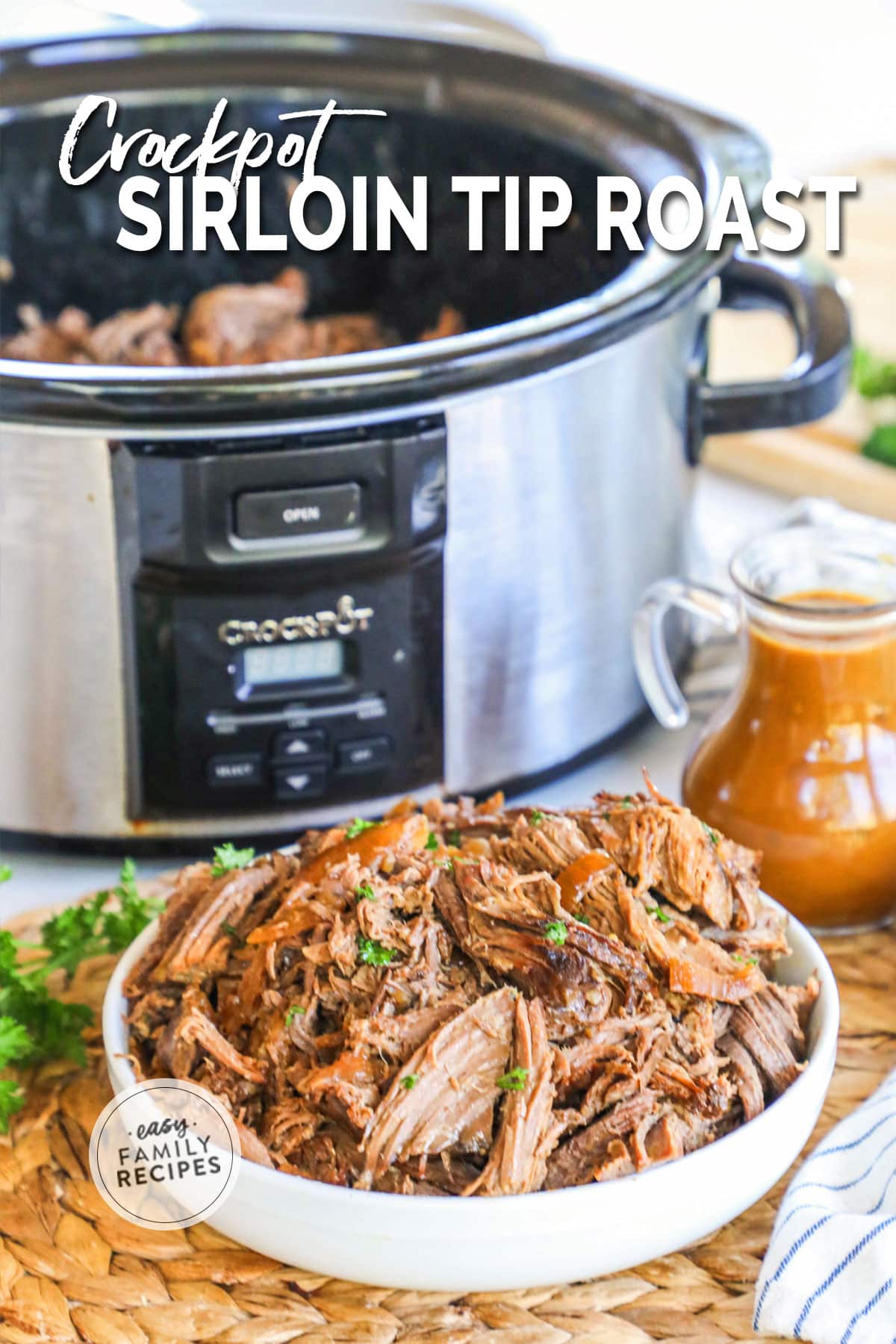 Crock Pot Sirloin Tip Roast Recipe | Easy Family Recipes