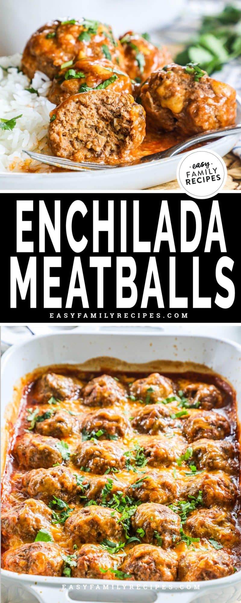 Beef Enchilada Meatballs · Easy Family Recipes