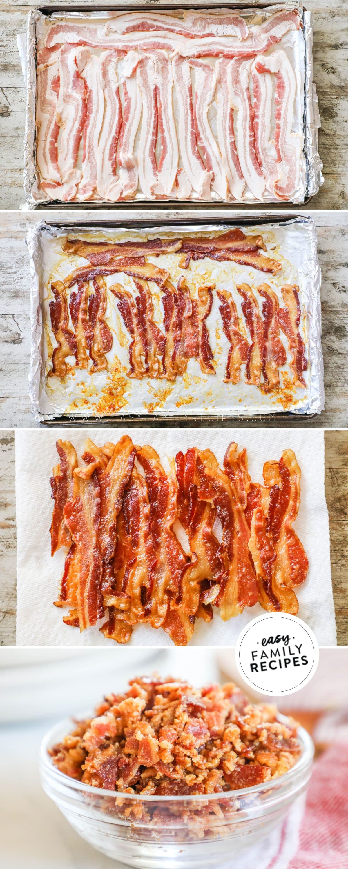 How To Make Bacon Bits (Bacon Crumbles) - The Dinner Bite