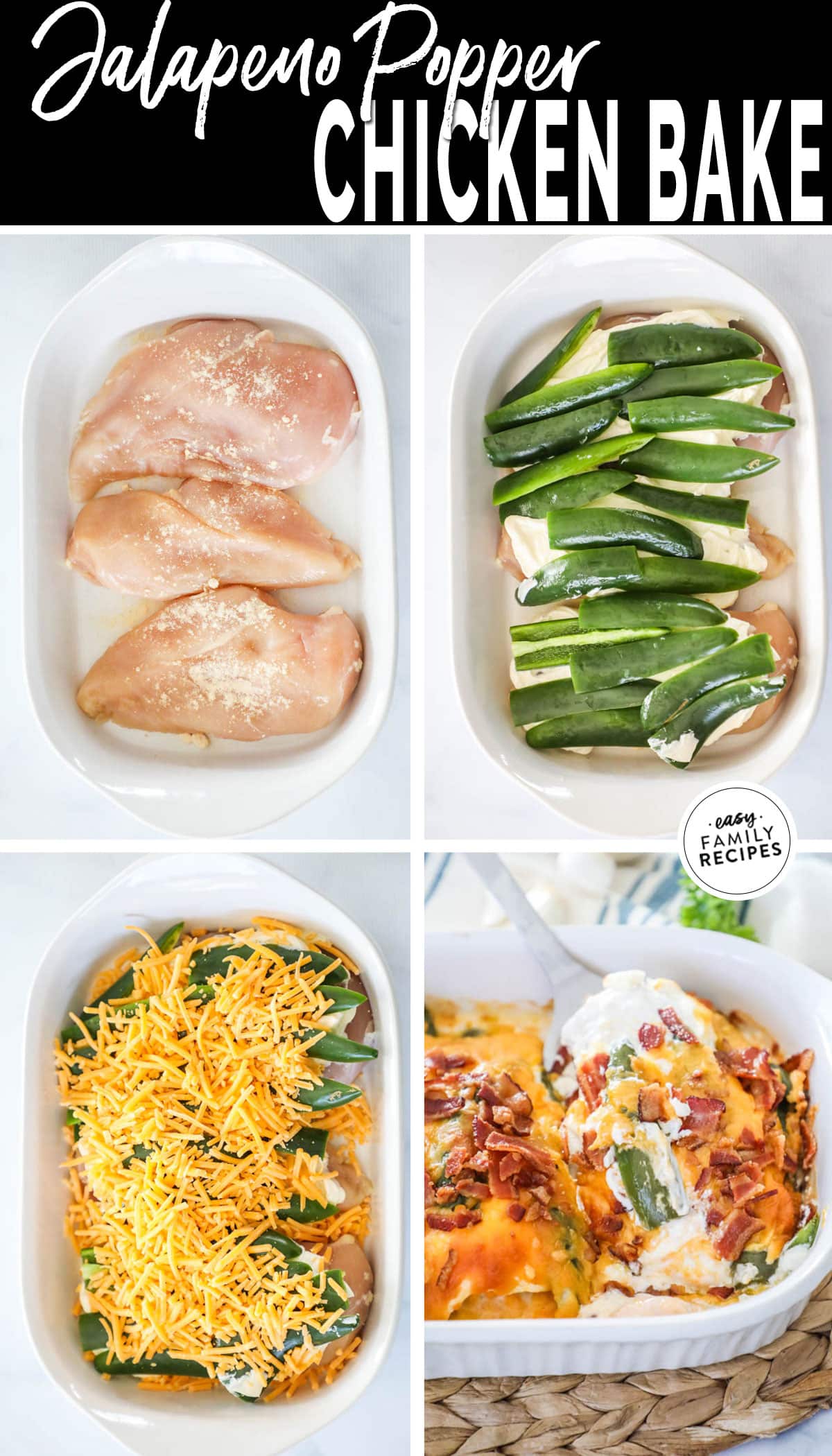 Jalapeno Popper Chicken Bake · Easy Family Recipes