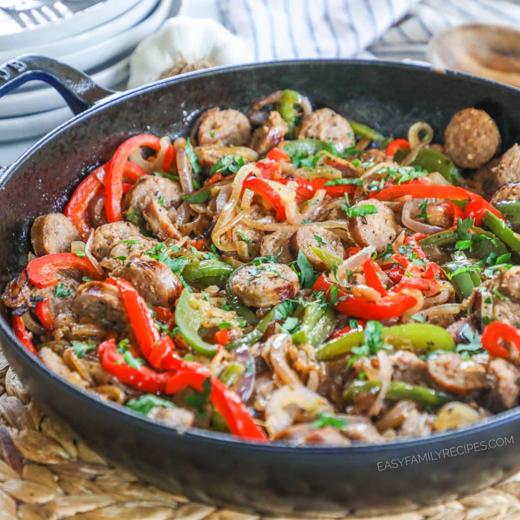 Classic Sausage and Peppers Easy Family Recipes