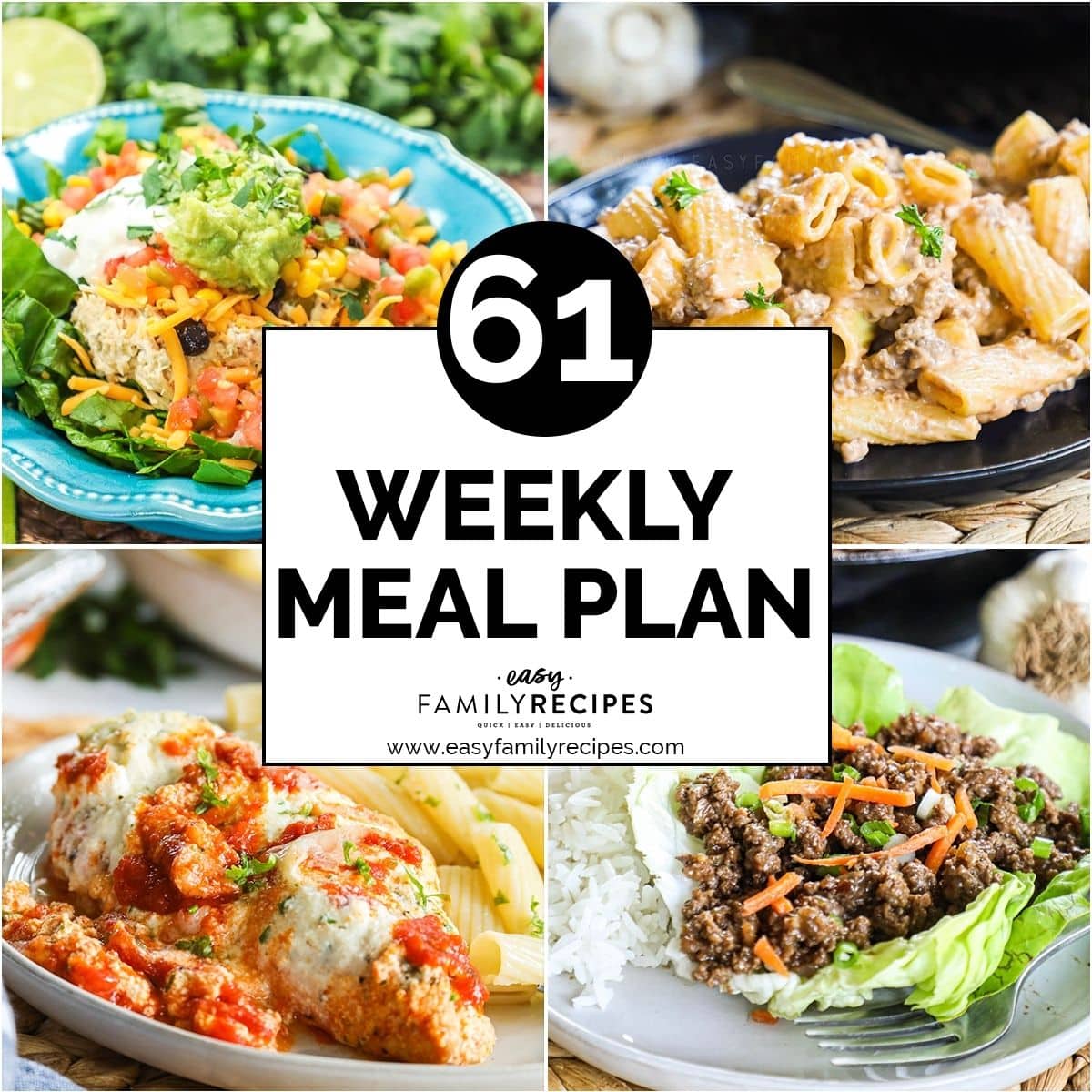 Weekly Meal Plan 61