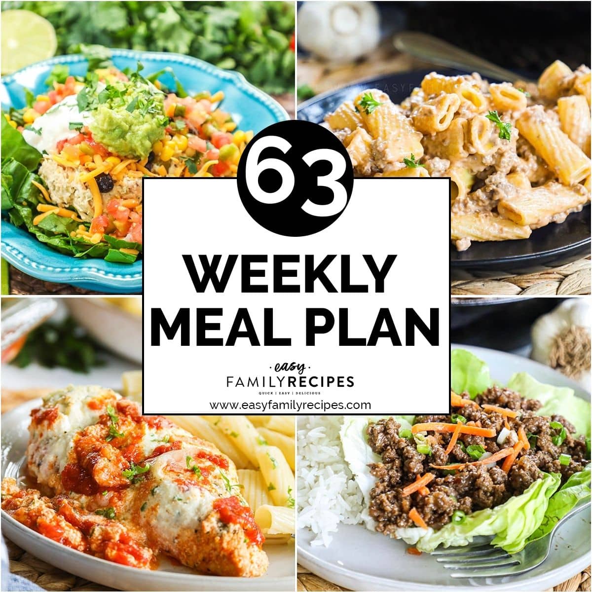 Weekly Meal Plan 63