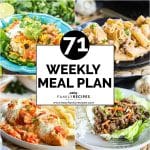 4 plated dinners for free meal plan #71