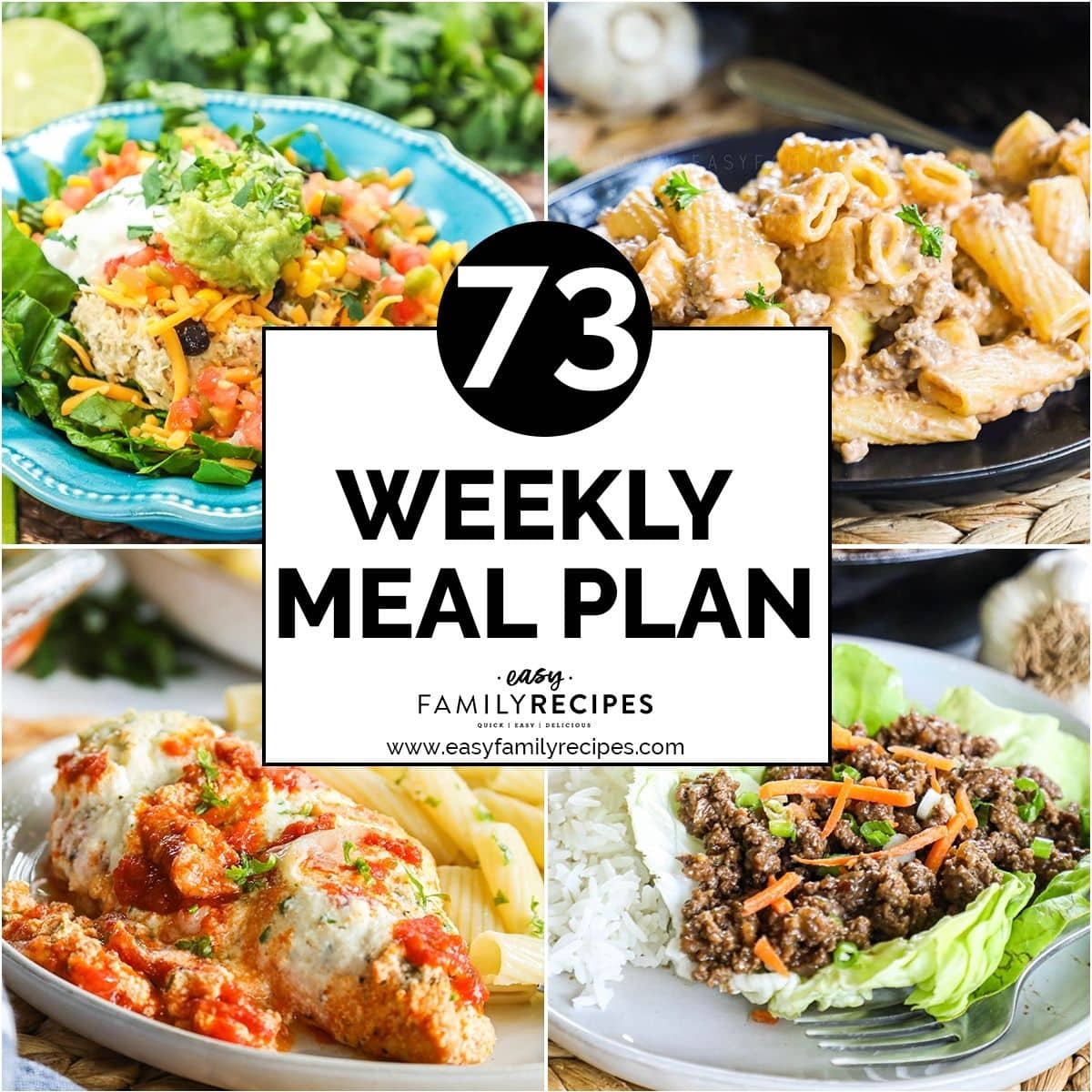 Weekly Meal Plan 73