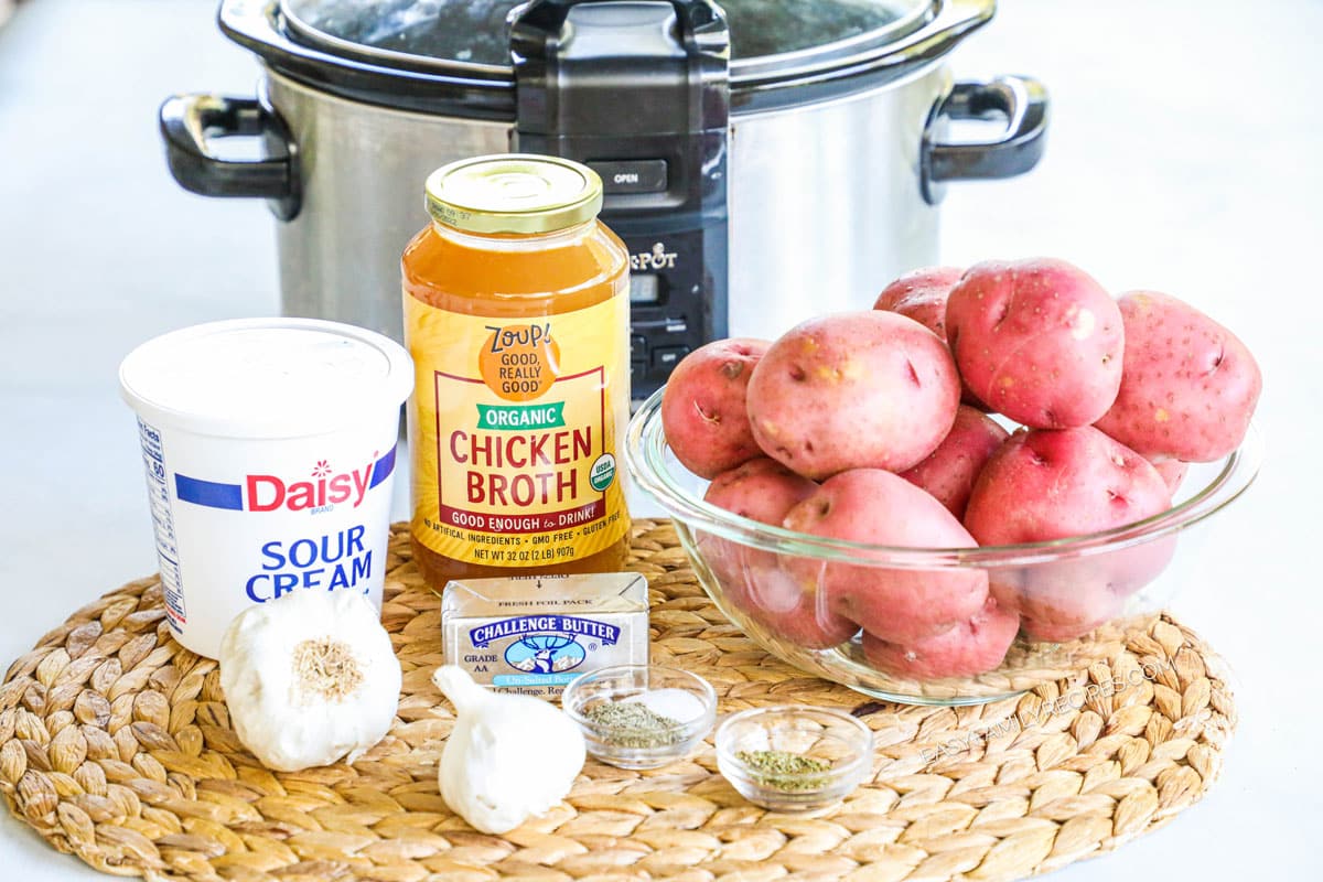 garlic mashed potato ingredients.