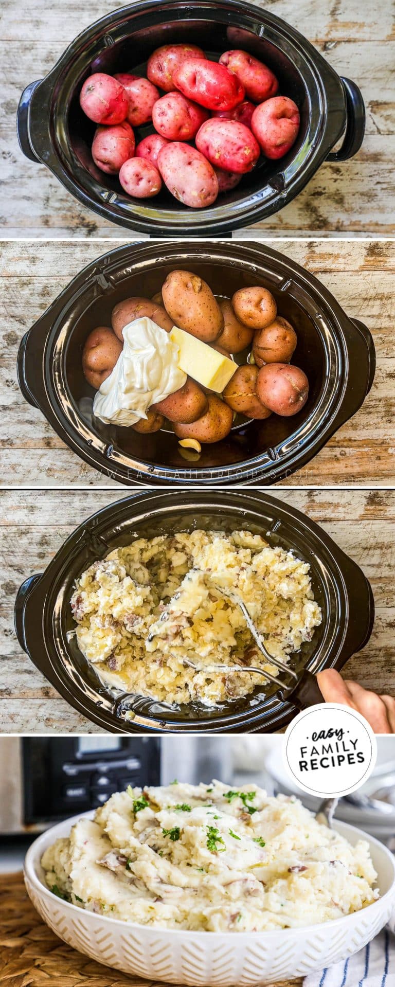 Make Ahead Crockpot Mashed Potatoes · Easy Family Recipes
