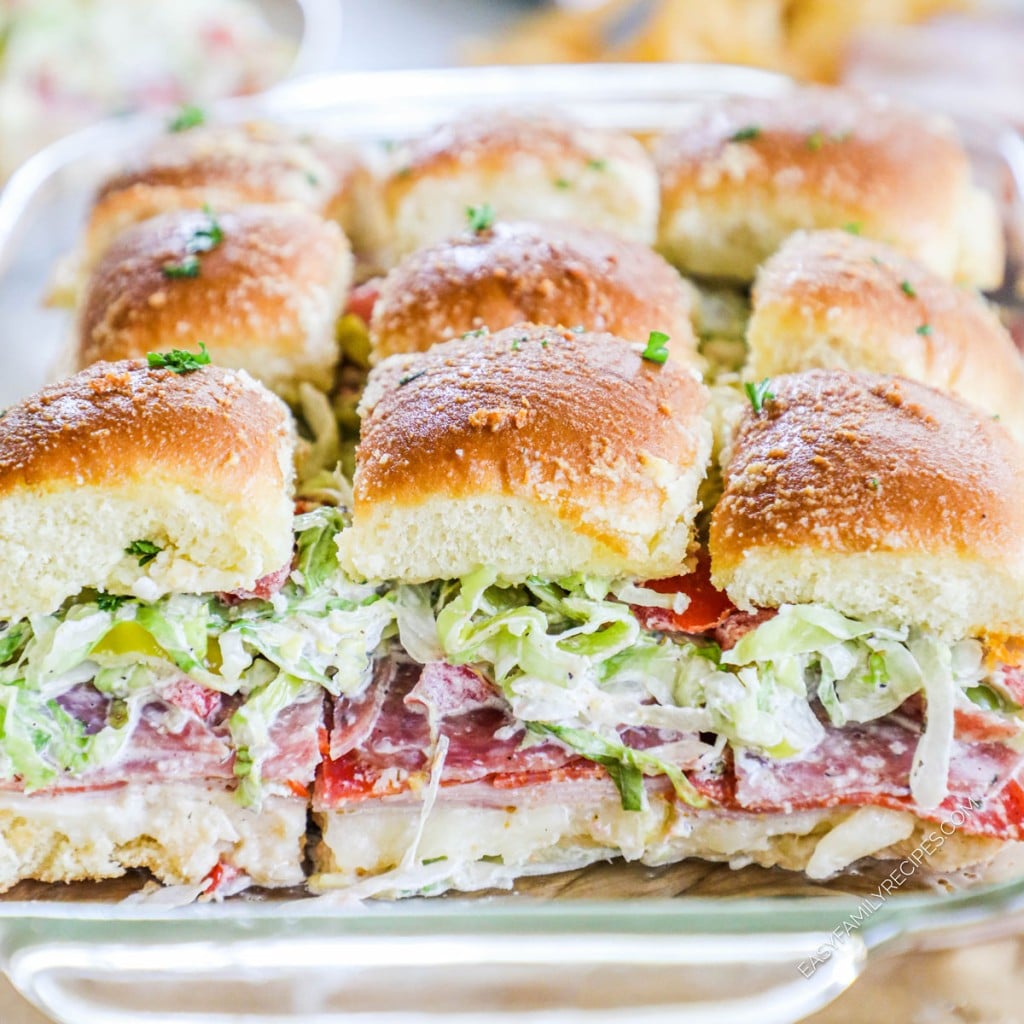 Italian Grinder Sliders · Easy Family Recipes