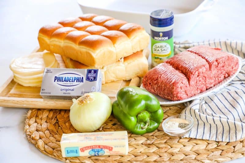 EASY Philly Cheesesteak Sliders (with Ground Beef) · Easy Family Recipes