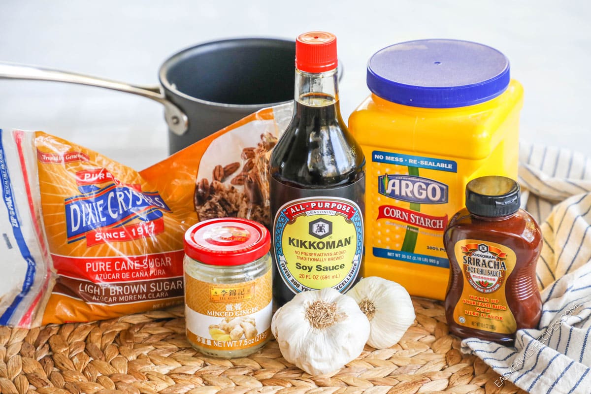 ingredients for making stir fry sauce