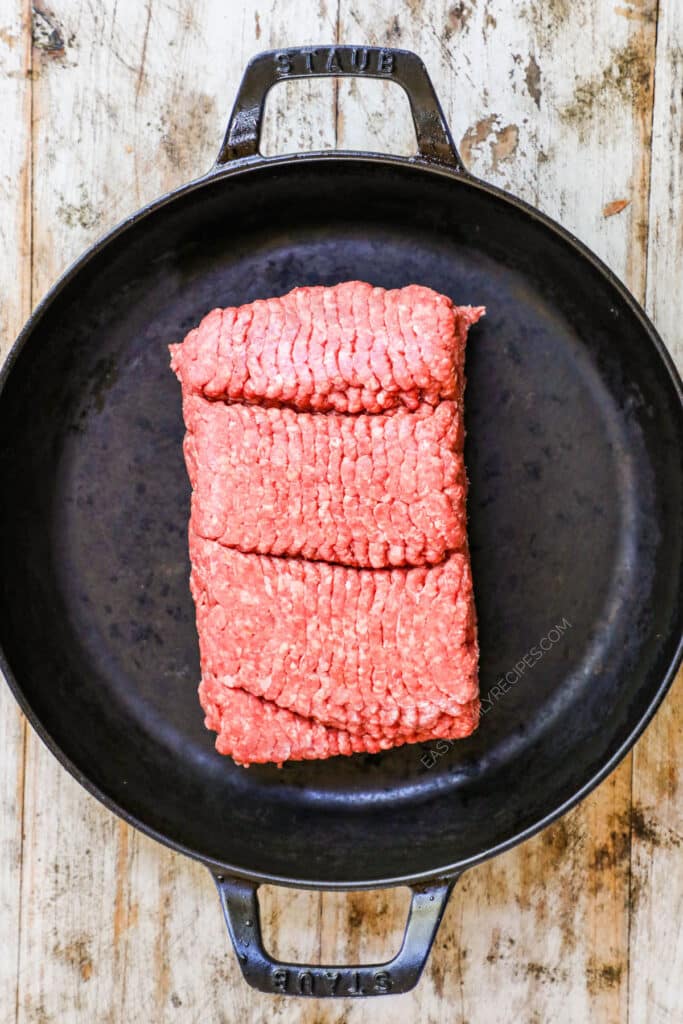 How to make ground beef stir fry step 1: add the ground beef to a hot skillet.