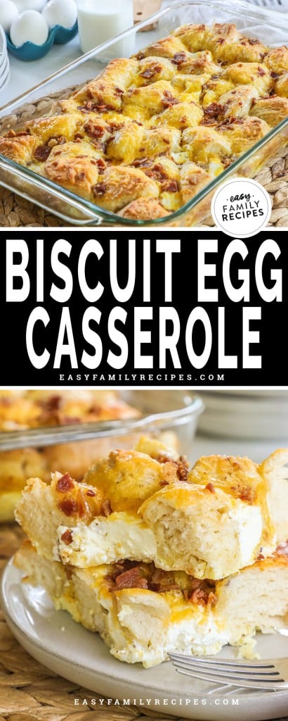 Biscuit Egg Breakfast Casserole · Easy Family Recipes