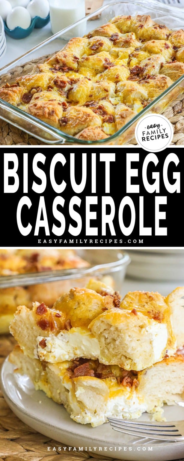 Breakfast Casserole with Biscuits · Easy Family Recipes