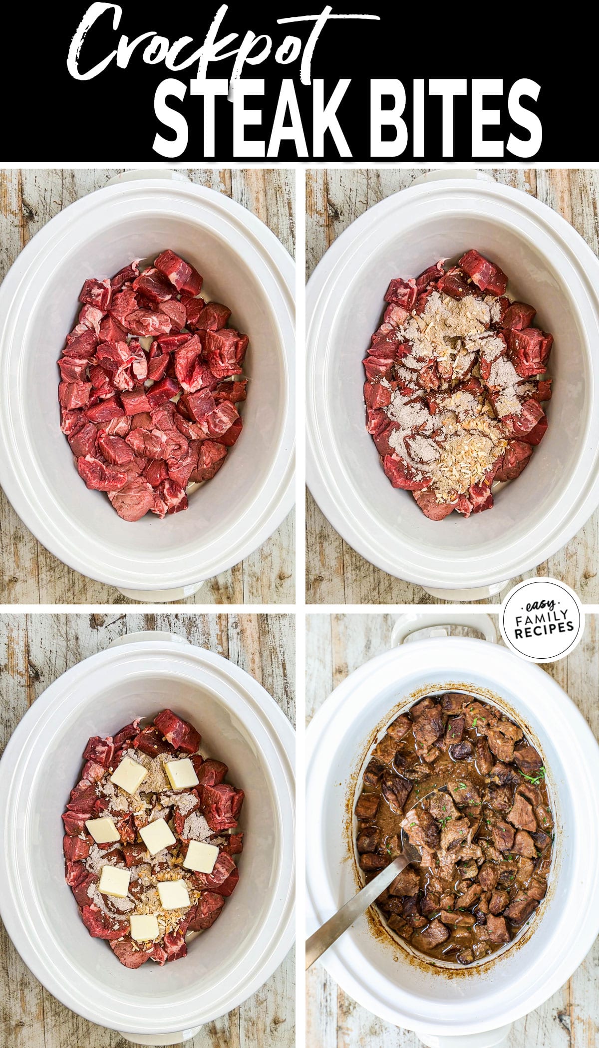 Crockpot Steak Bites Easy Family Recipes