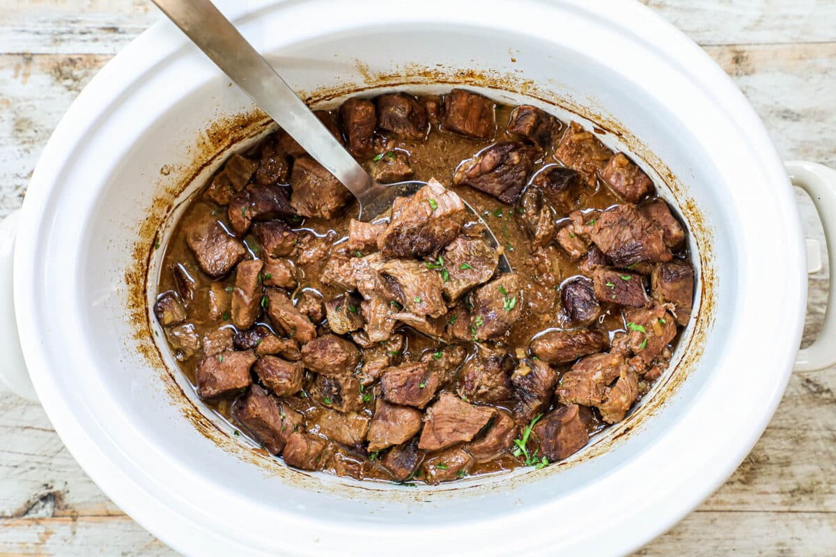Crockpot Steak Bites