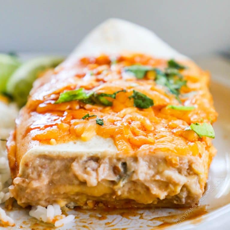 Baked Bean Burritos (EASY + Quick!) · Easy Family Recipes