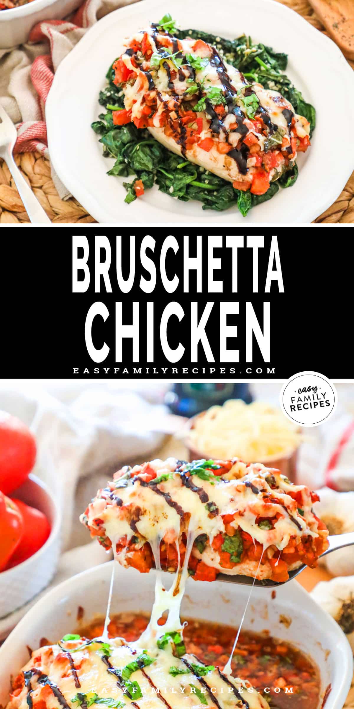 The BEST Bruschetta Chicken Recipe - Easy Family Recipes