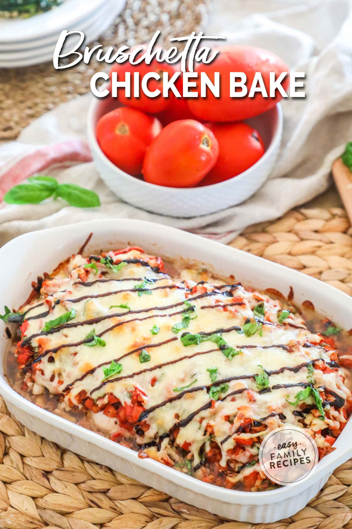 The BEST Bruschetta Chicken Recipe - Easy Family Recipes