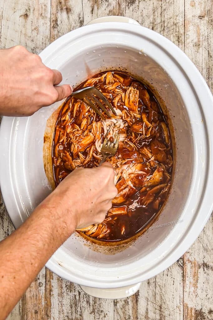 How to make crockpot BBQ Chicken step 5: