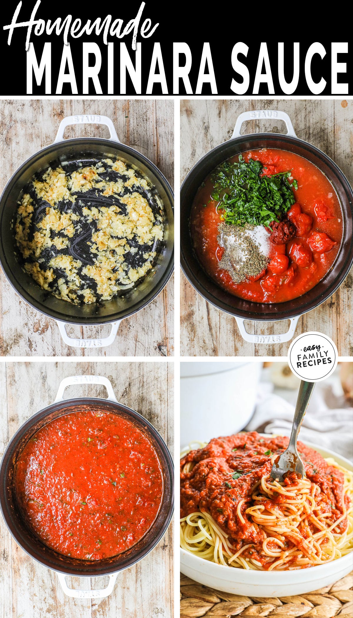Easy Homemade Hearty Marinara Sauce · Easy Family Recipes
