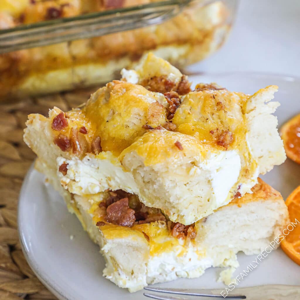 Breakfast Casserole with Biscuits · Easy Family Recipes