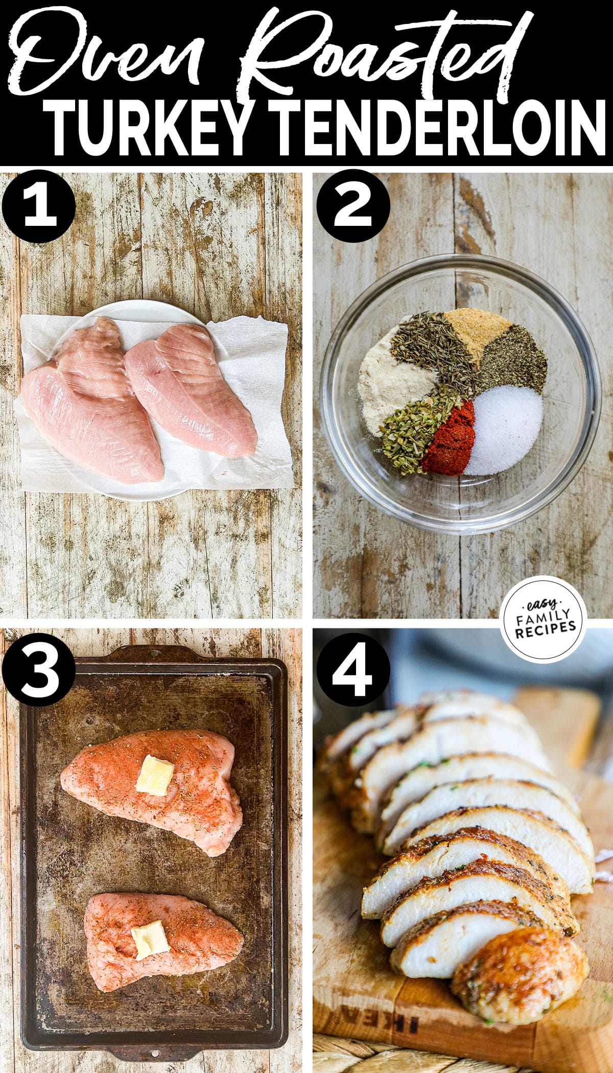 Oven Roasted Turkey Tenderloin Easy Family Recipes