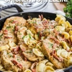 Marry me chicken and tortellini with pinterest text.