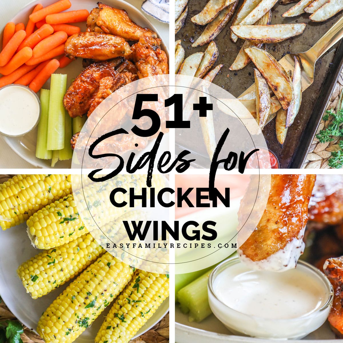 51+ Best Sides for Chicken Wings