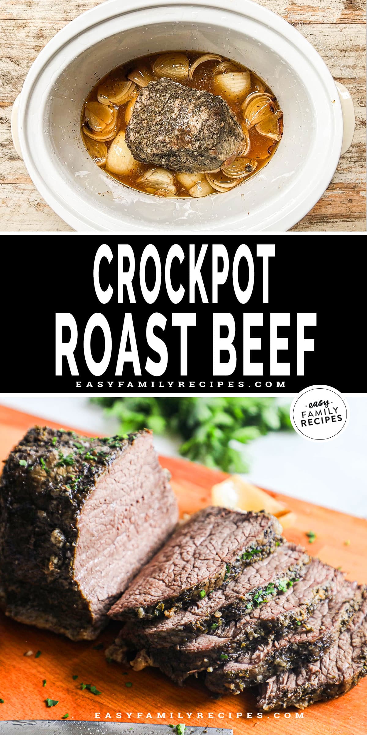 Slow Cooker Roast Beef · Easy Family Recipes
