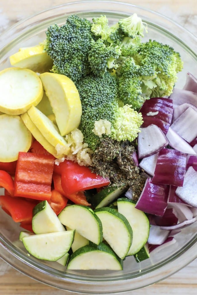 Vegetables in a bowl