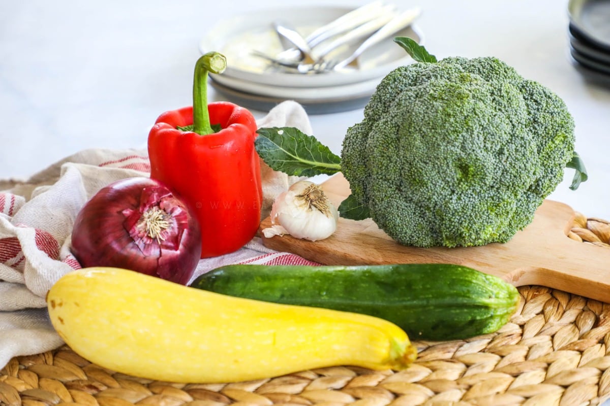 Ingredient for oven roasted vegetables