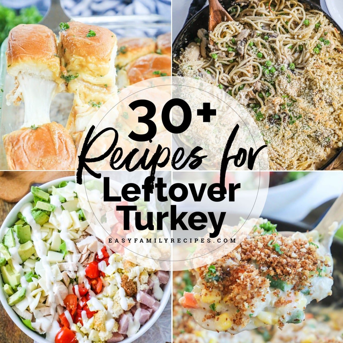 30+ Easy and Delicious Leftover Turkey Recipes